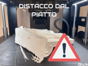 Stampa 3D si stacca dal piatto